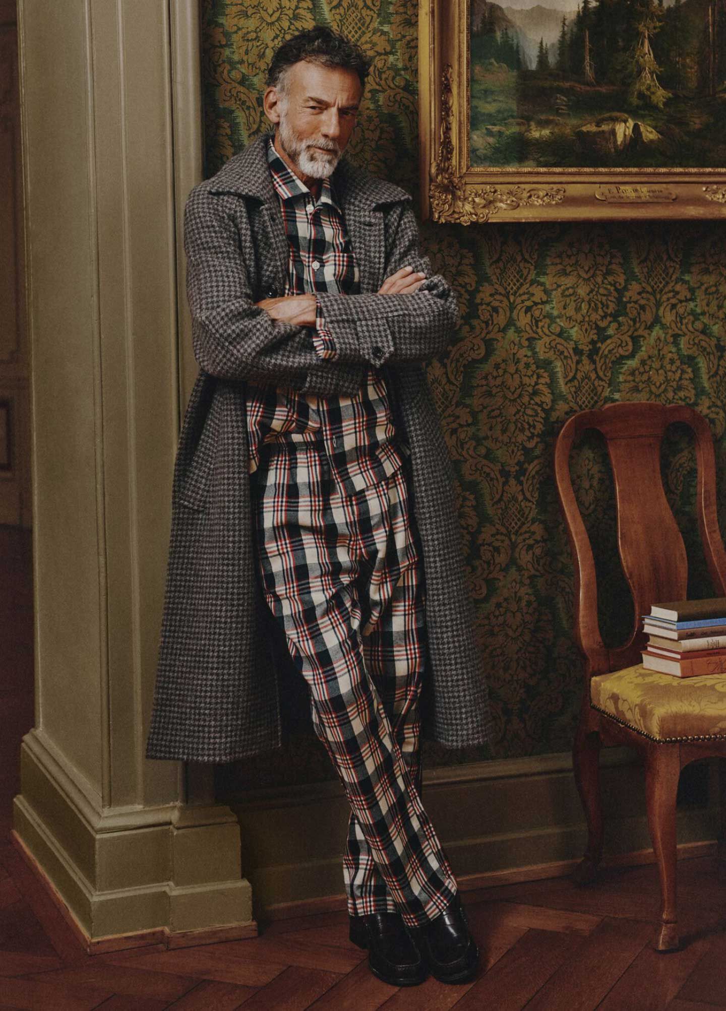 Flanell-Pyjama mit Karomuster in Geschenkbox