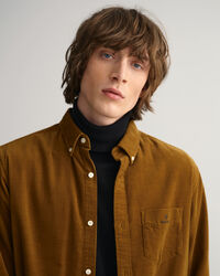 Regular Fit Cordhemd