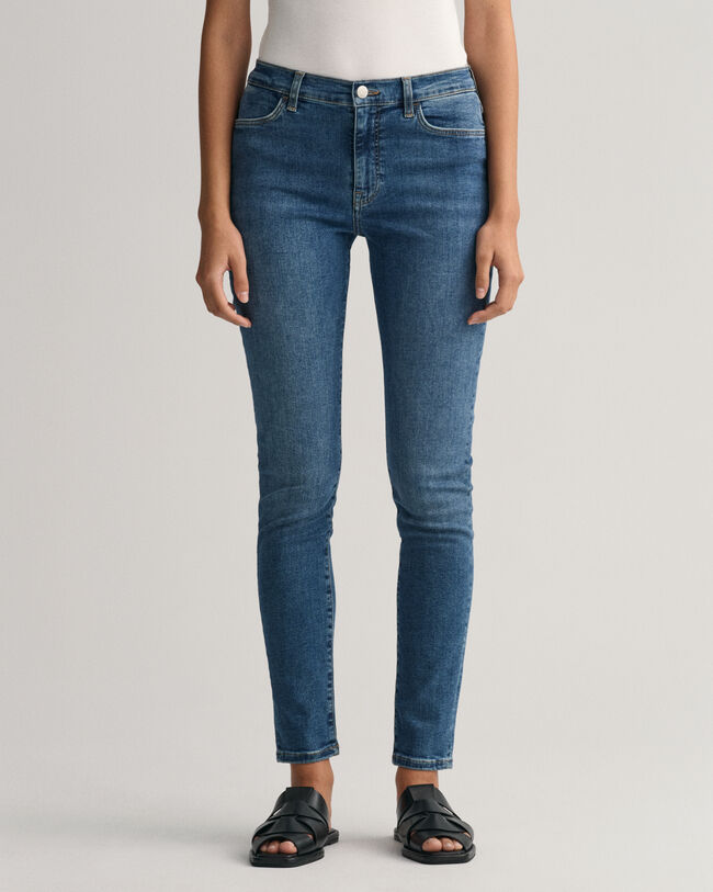 Nella Travel Skinny Jeans in Indigoblau