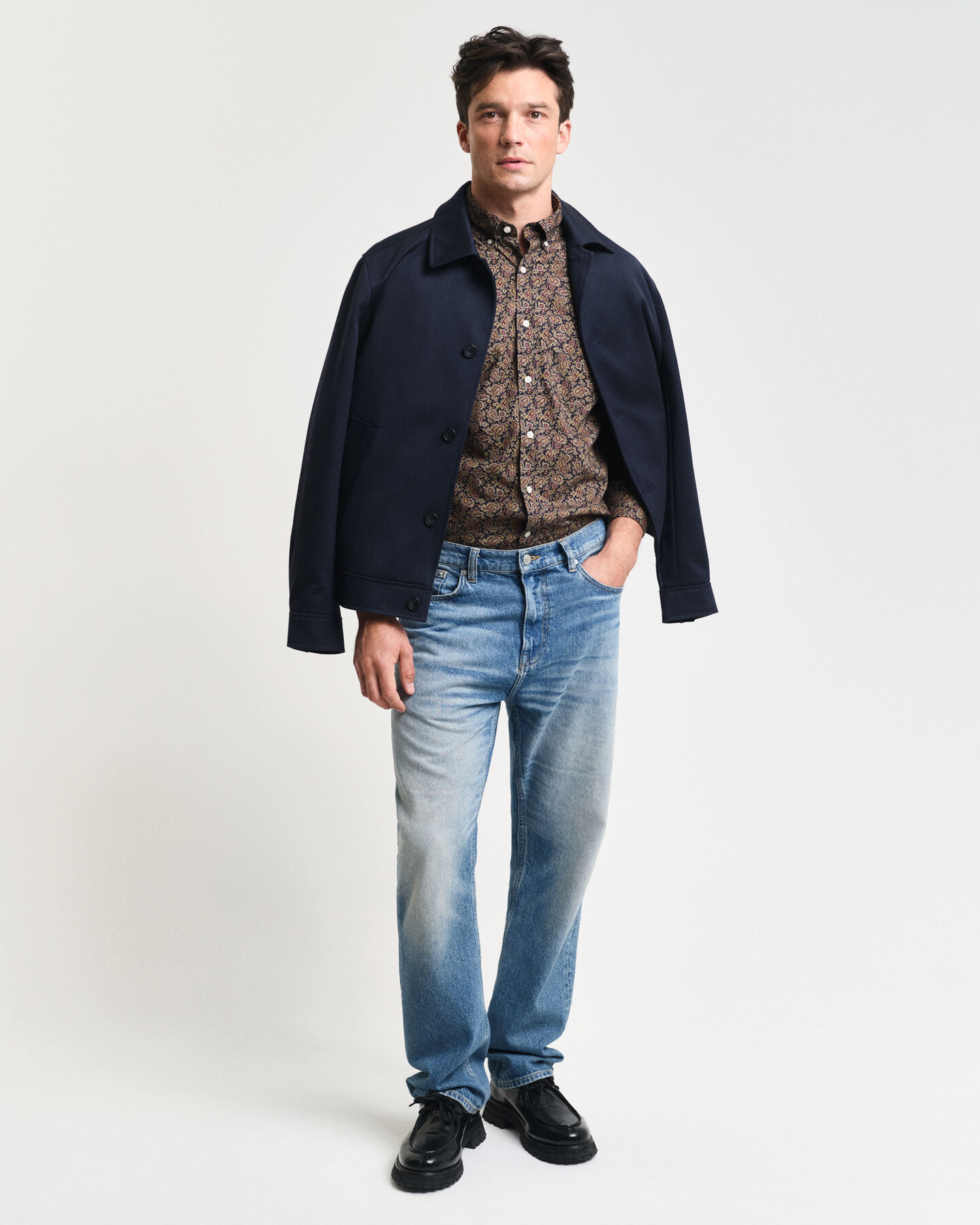 Regular Fit Hemd mit Paisley-Print