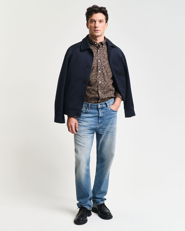 Regular Fit Hemd mit Paisley-Print