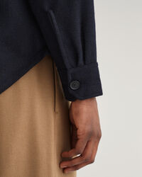 Hemdjacke aus Wollmischung