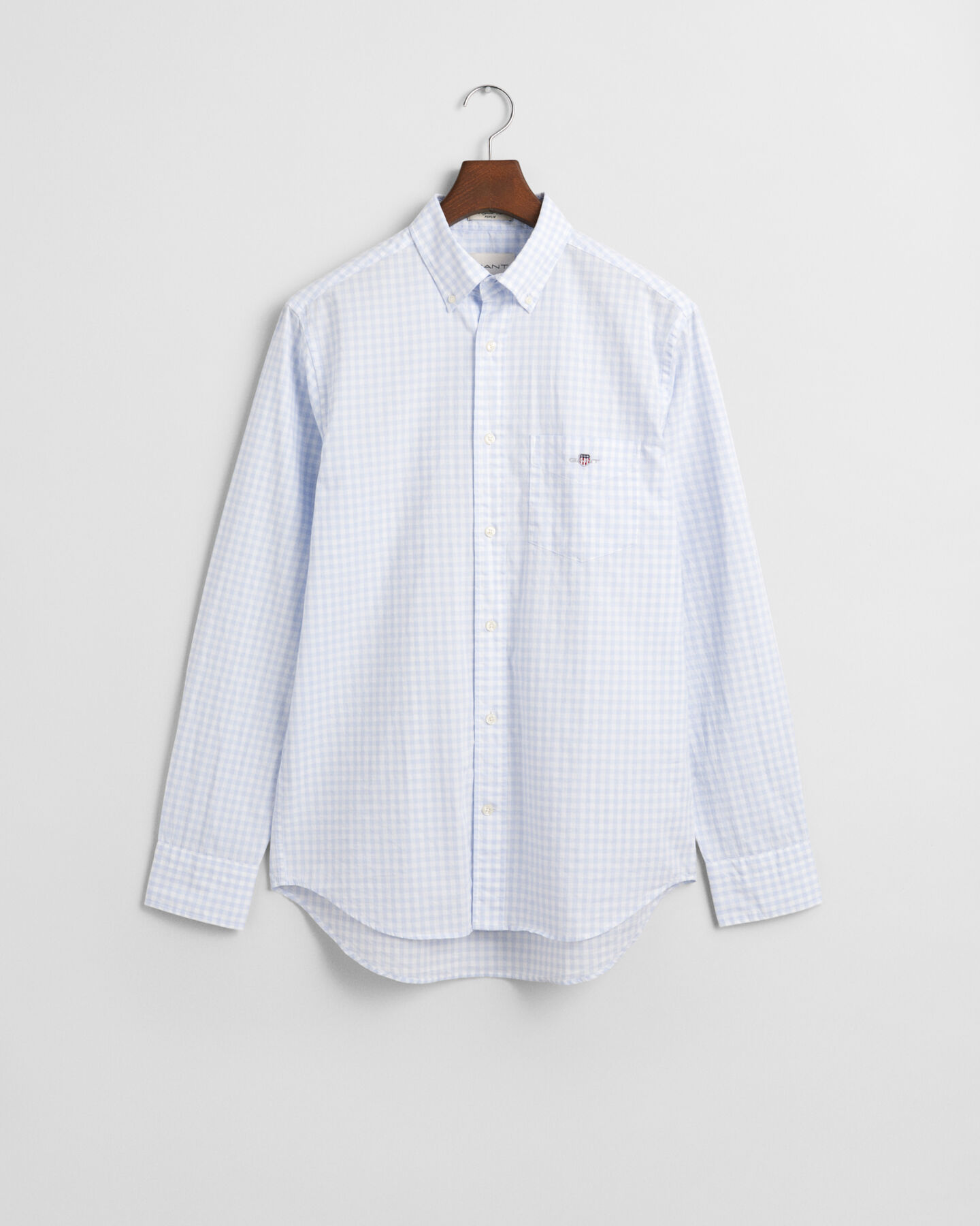 Regular Fit Classic Gingham Popeline Hemd