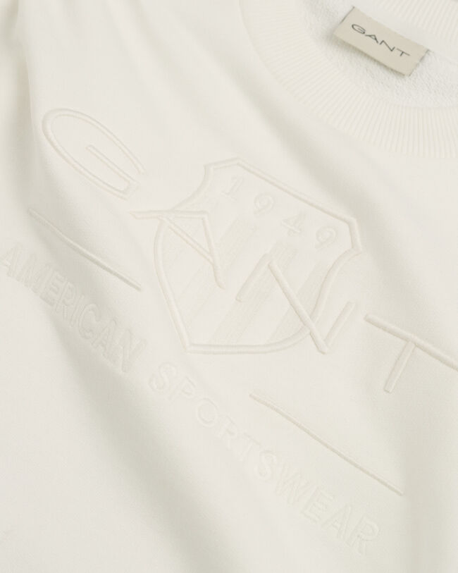 Tonal Shield Rundhals-Sweatshirt