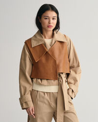 Dekonstruierte Lederweste