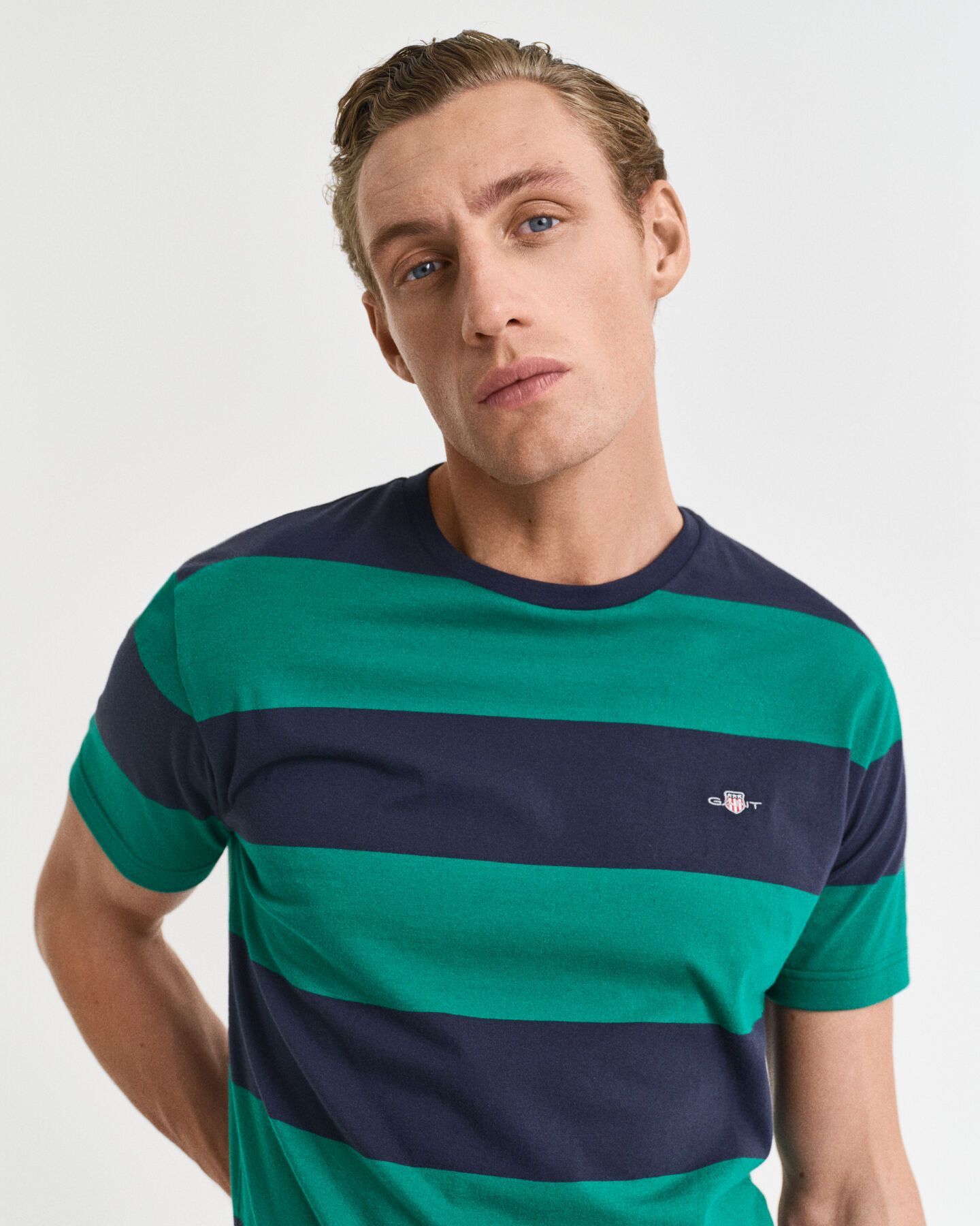 T-Shirt mit Blockstreifen