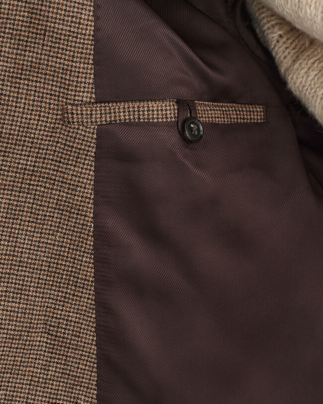 Anzugsakko mit Hahnentrittmuster