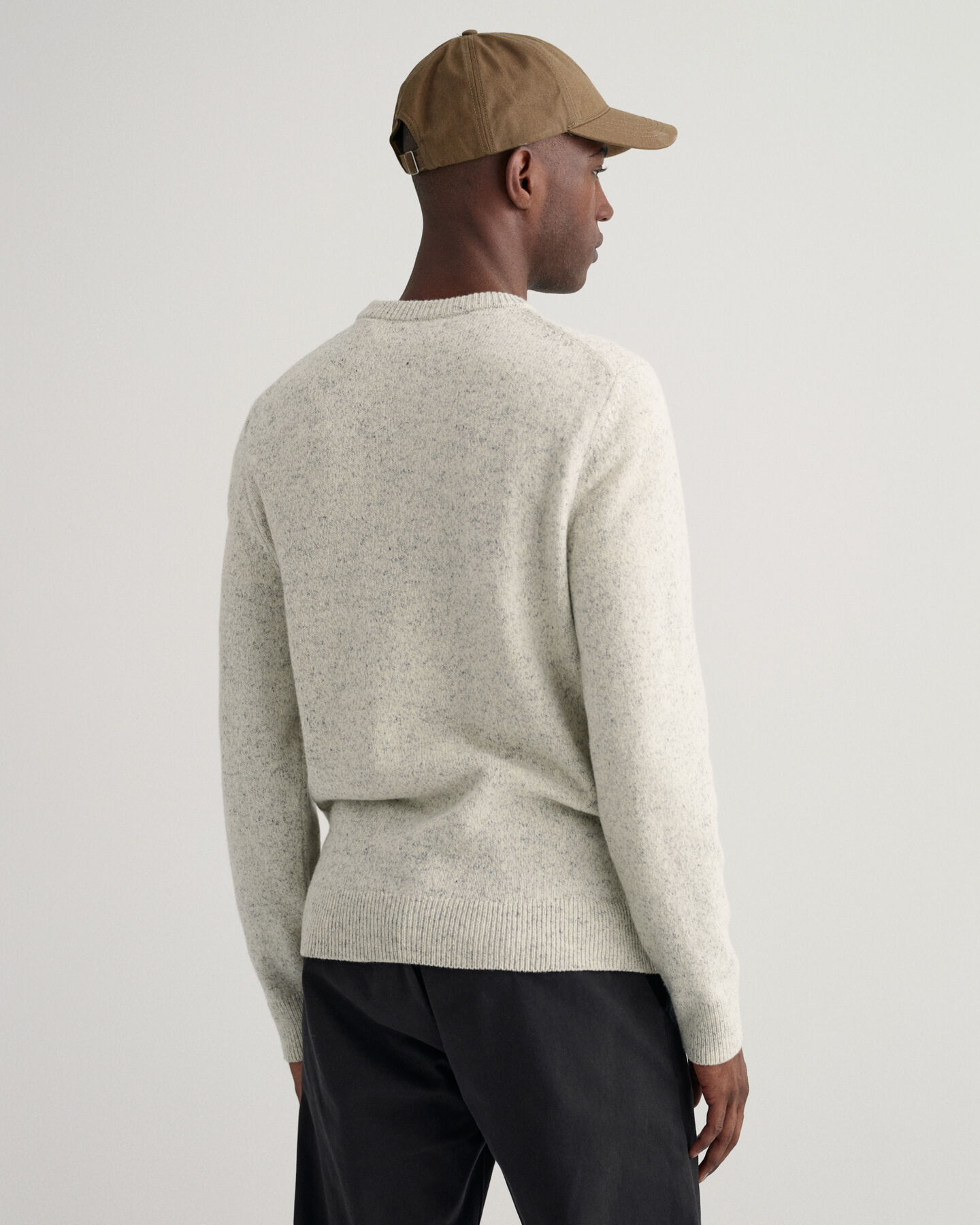 Neps Melange Rundhalspullover