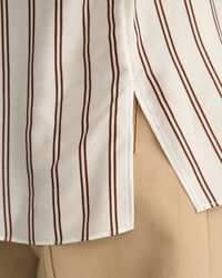 Gestreifte V-Neck Bluse