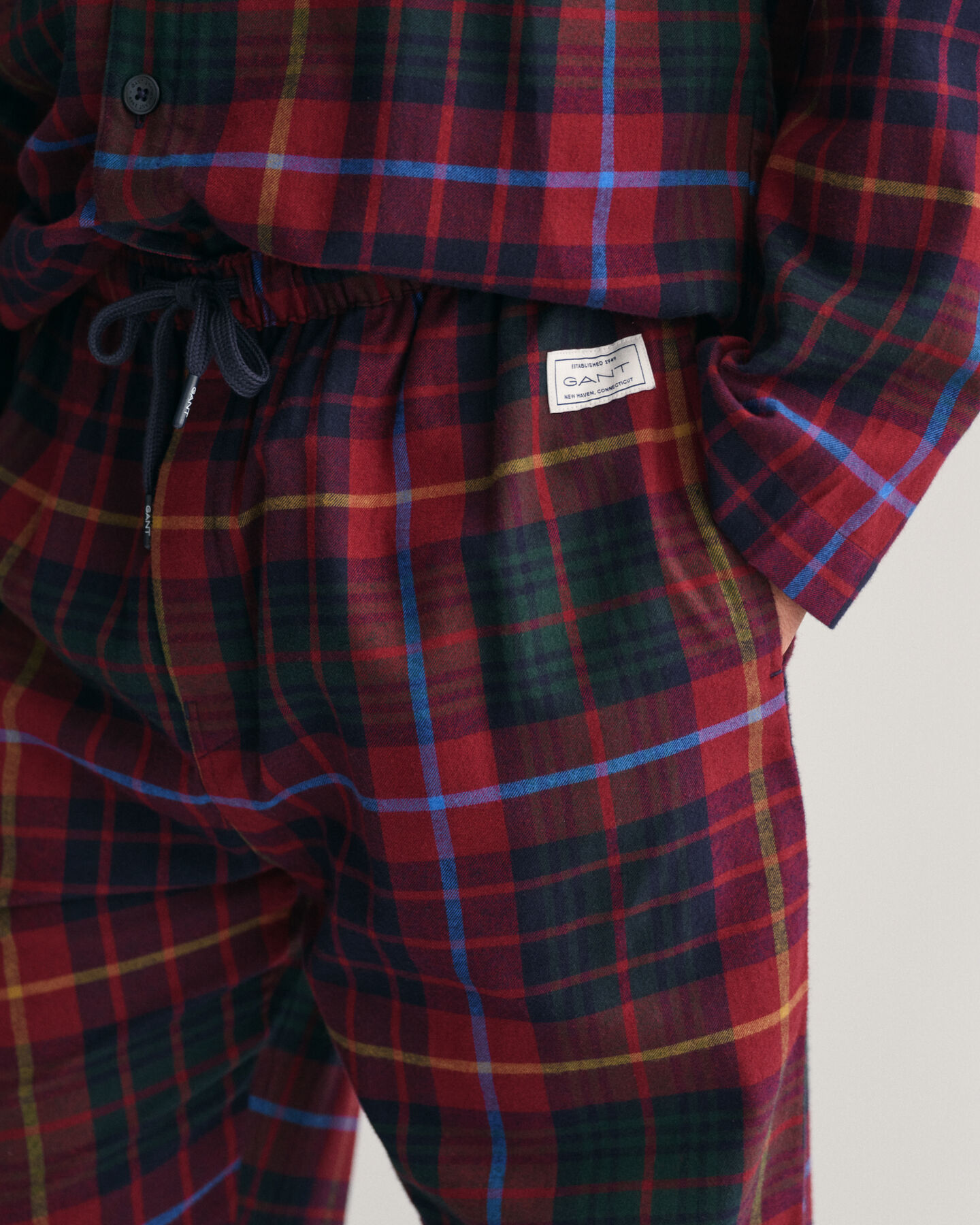 Flanellpyjama mit Hemd & Hose in Geschenkbox