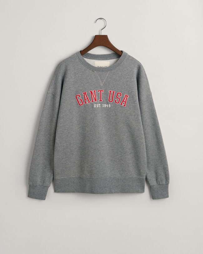 Oversized GANT USA Rundhals-Sweatshirt