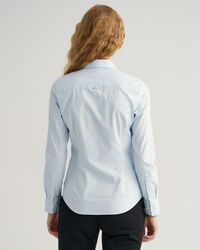 Stretch Oxford-Bluse