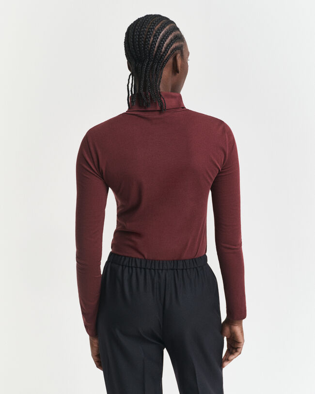 Leichter Rollkragenpullover aus Baumwolle