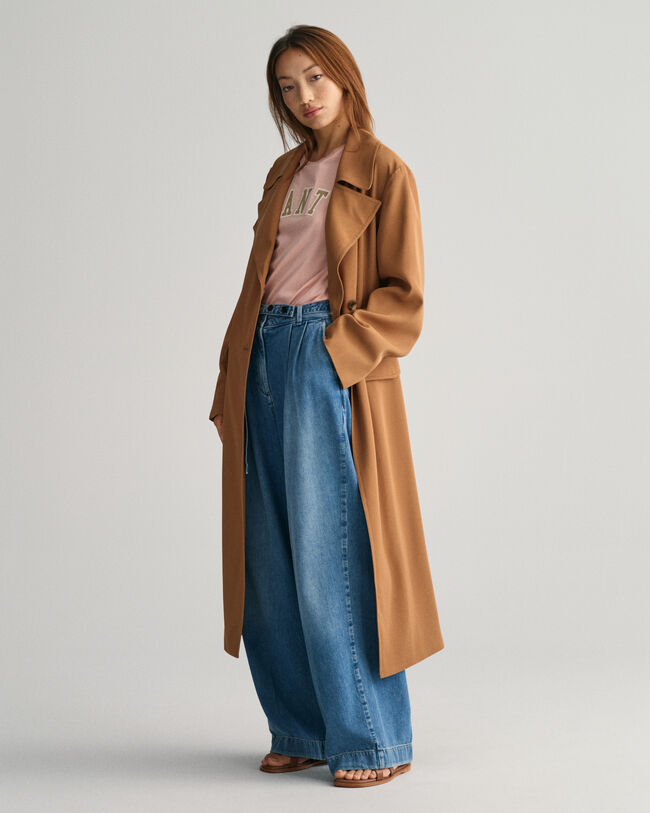 Rundhals-T-Shirt mit Logo