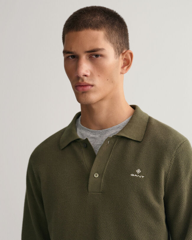 Polopullover aus Baumwoll-Piqu&eacute;