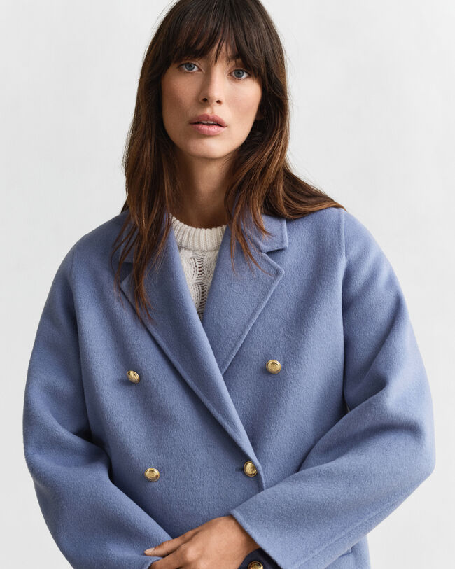 Caban in handgenähter Optik