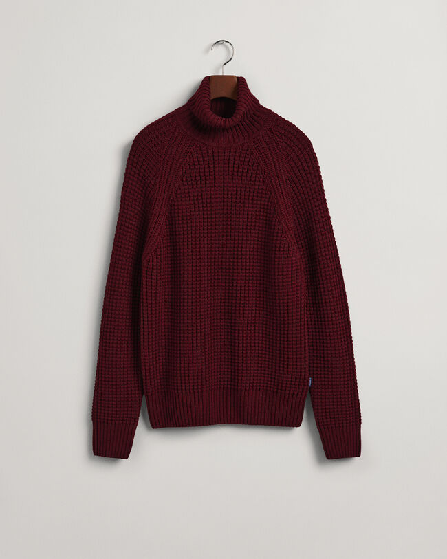 Textured Rollkragenpullover