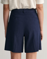 Stretch Leinen Shorts