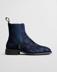 Fayy Chelsea Boot aus Veloursleder
