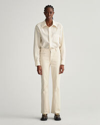 Color Jeans mit ausgestelltem Bein