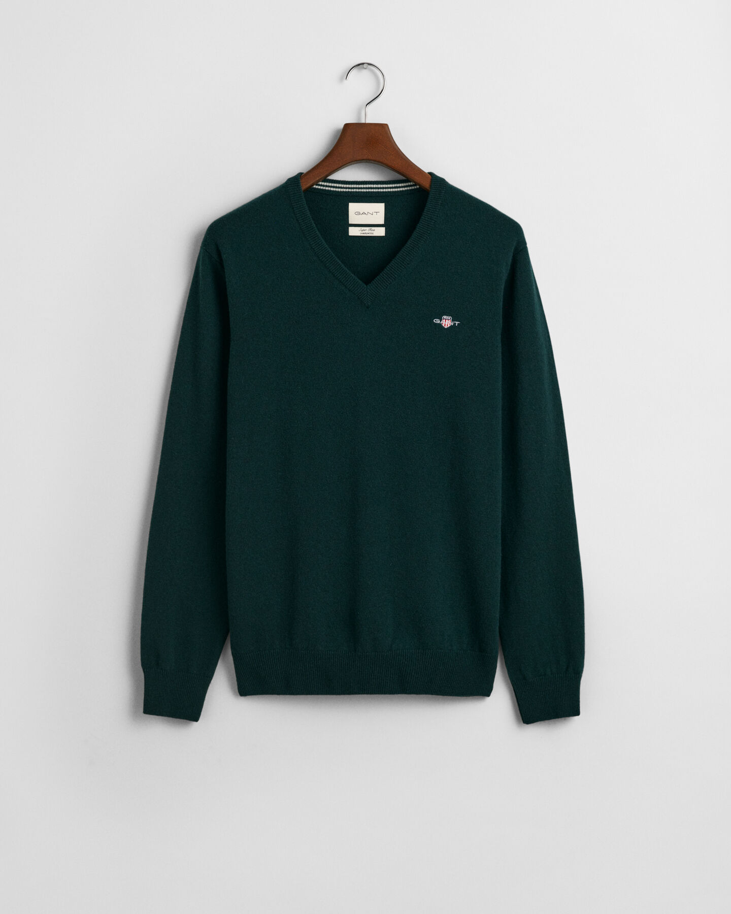 Superfine Lambswool V-Neck Pullover