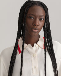 Detail Kleid mit Streifen