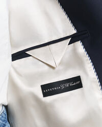 Oversized Hopsack Blazer aus Wolle