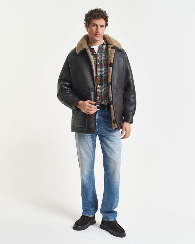 Leichtes Relaxed Fit Twill Hemd mit Karomuster