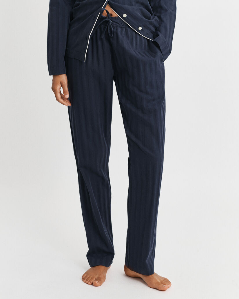 Pyjama mit Satinstreifen in Geschenkbox