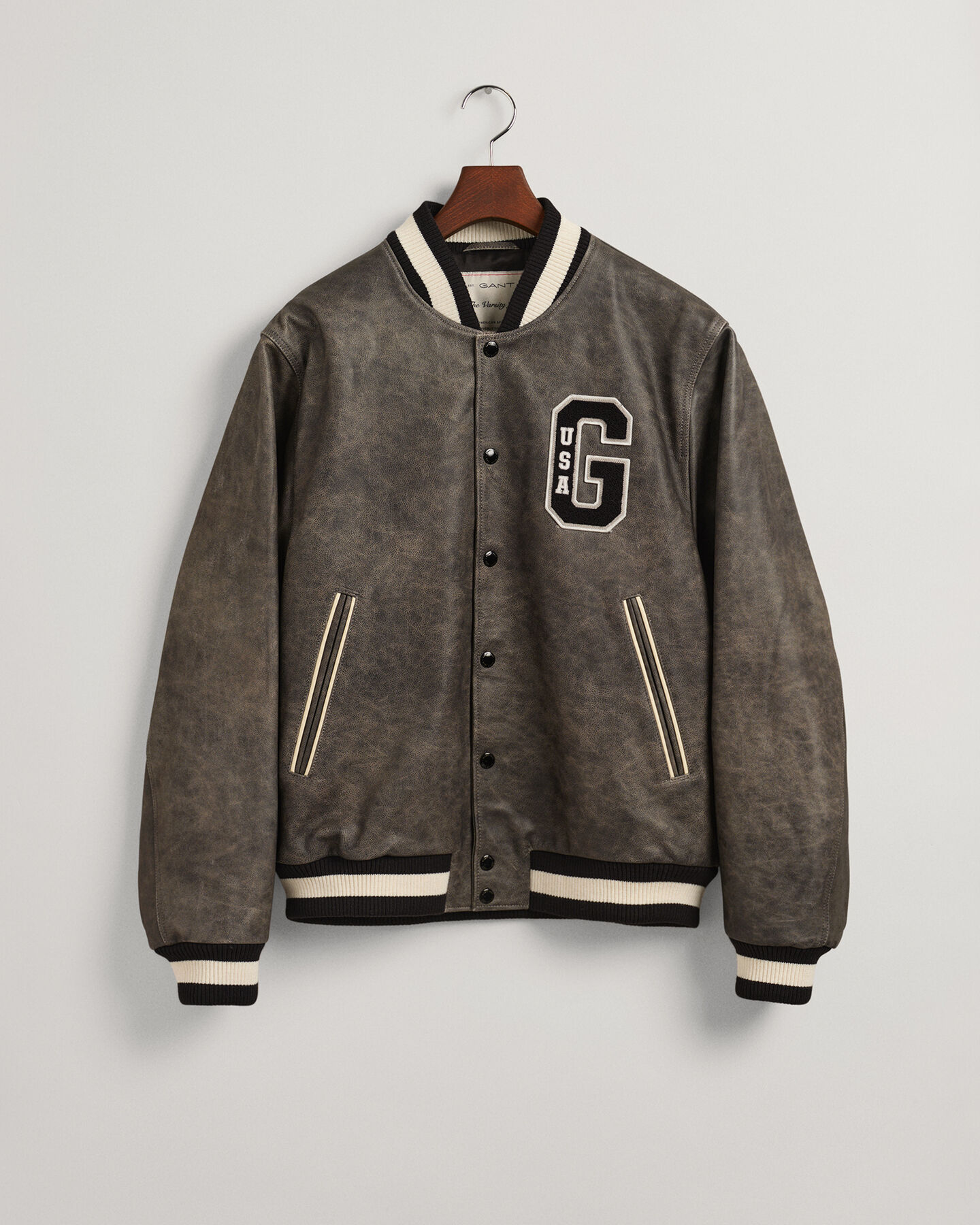 GANT Varsity Jacket aus Leder
