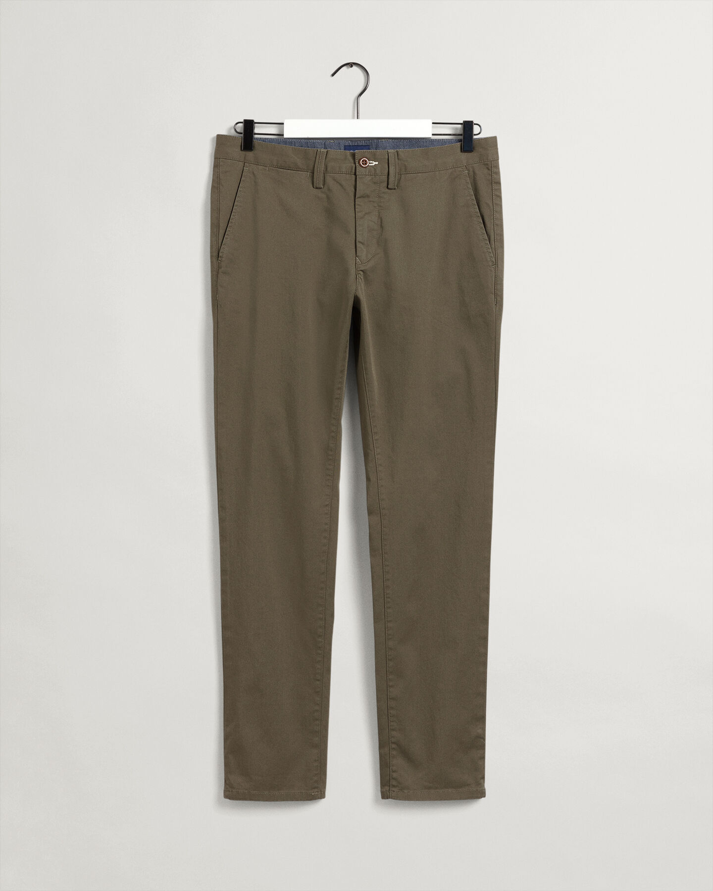 Hallden Slim Fit Twill Chinohose