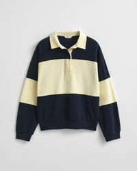 Color Blocked Rugger mit Piquéstruktur
