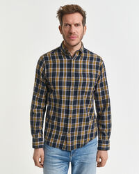 Regular Fit Windblown Flannel Hemd mit Karomuster