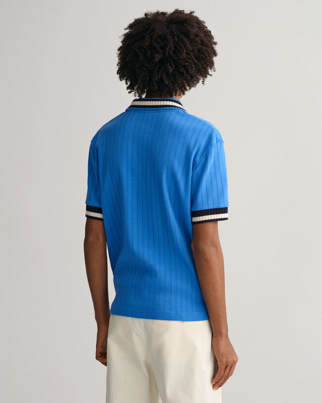Drop-Needle Piqu&eacute; Poloshirt
