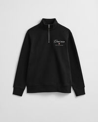 1949 Graphic Sweatshirt mit Reißverschlusskragen