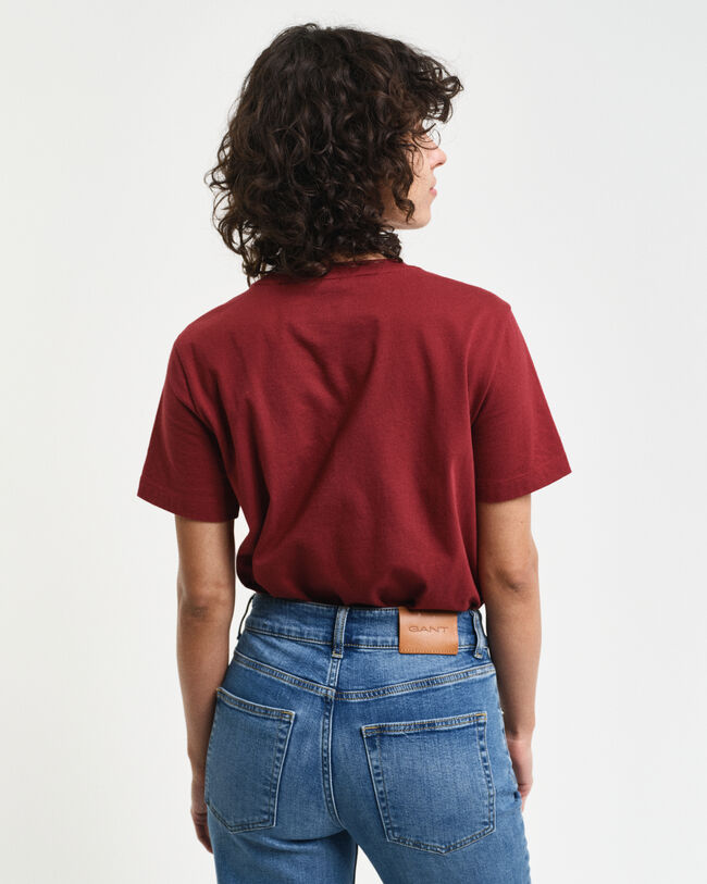 T-Shirt mit kleiner Grafik