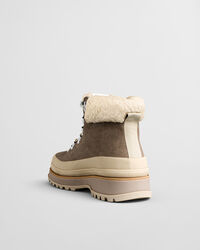 Wintly Schn&uuml;rstiefel aus Veloursleder