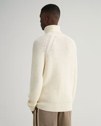 Textured Rollkragenpullover
