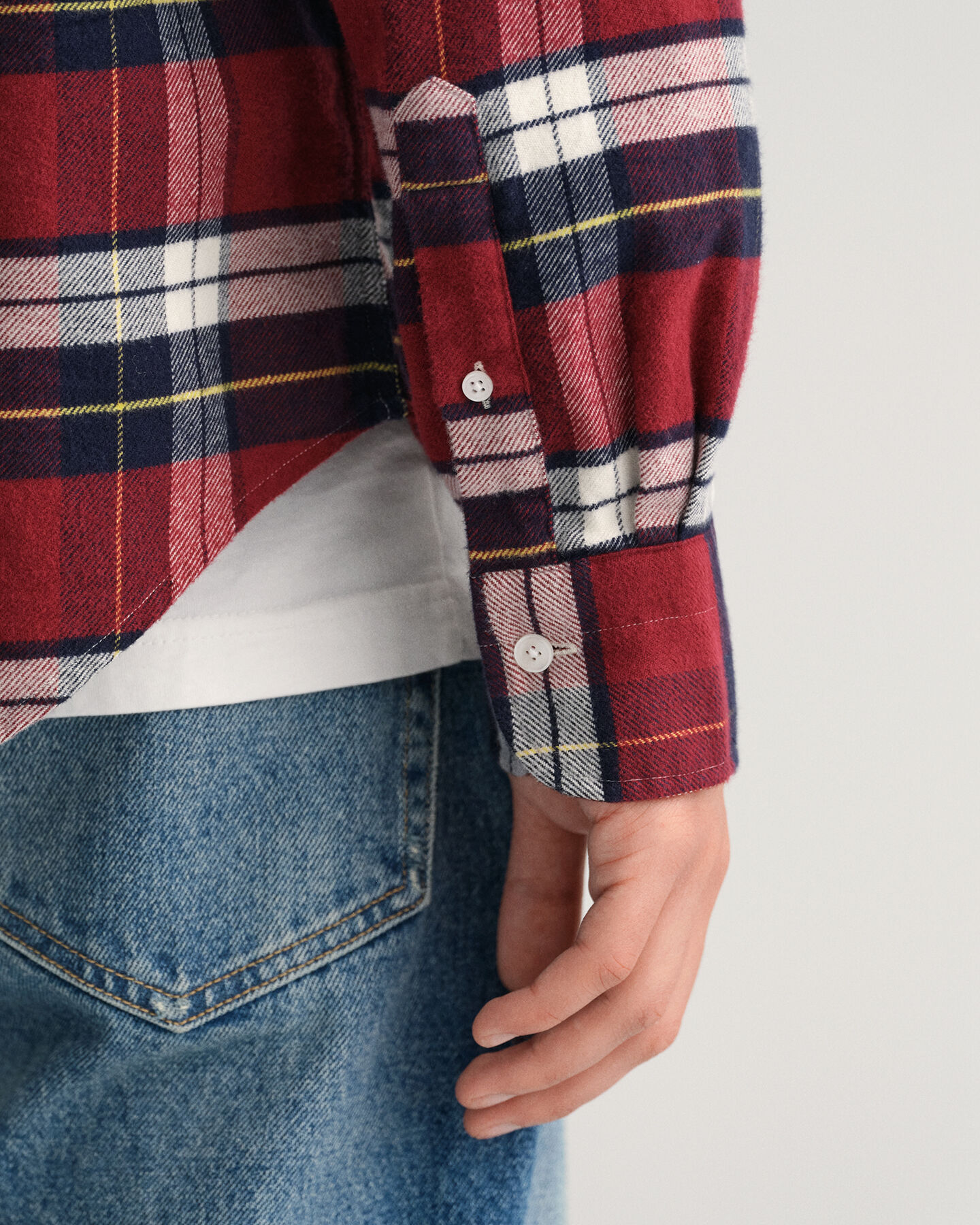 Regular Fit Flanell Karohemd