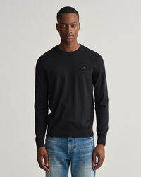 Baumwoll Kaschmir Rundhalspullover