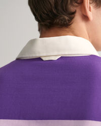 Retro Kurzarm-Rugger mit Blockstreifen