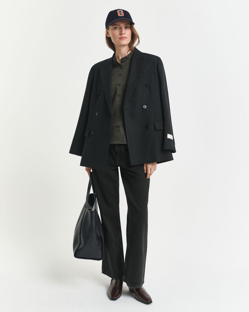 Bluse aus Baumwollsatin