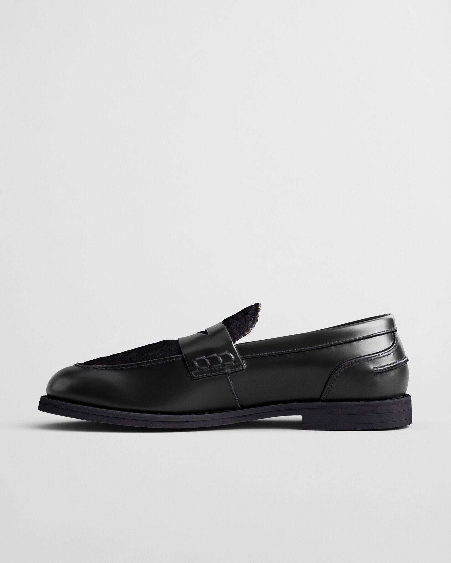 Gracelyn Leder Loafer mit Fell