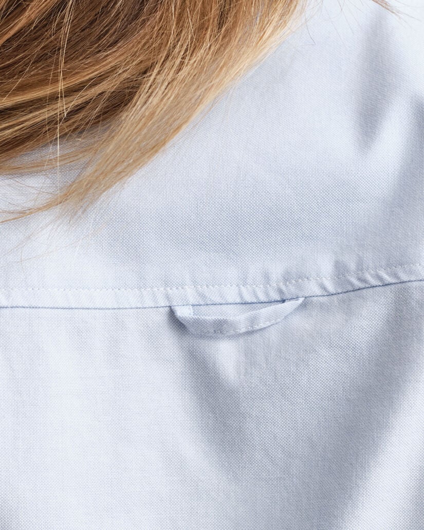 Slim Fit Oxford-Bluse mit Stretch