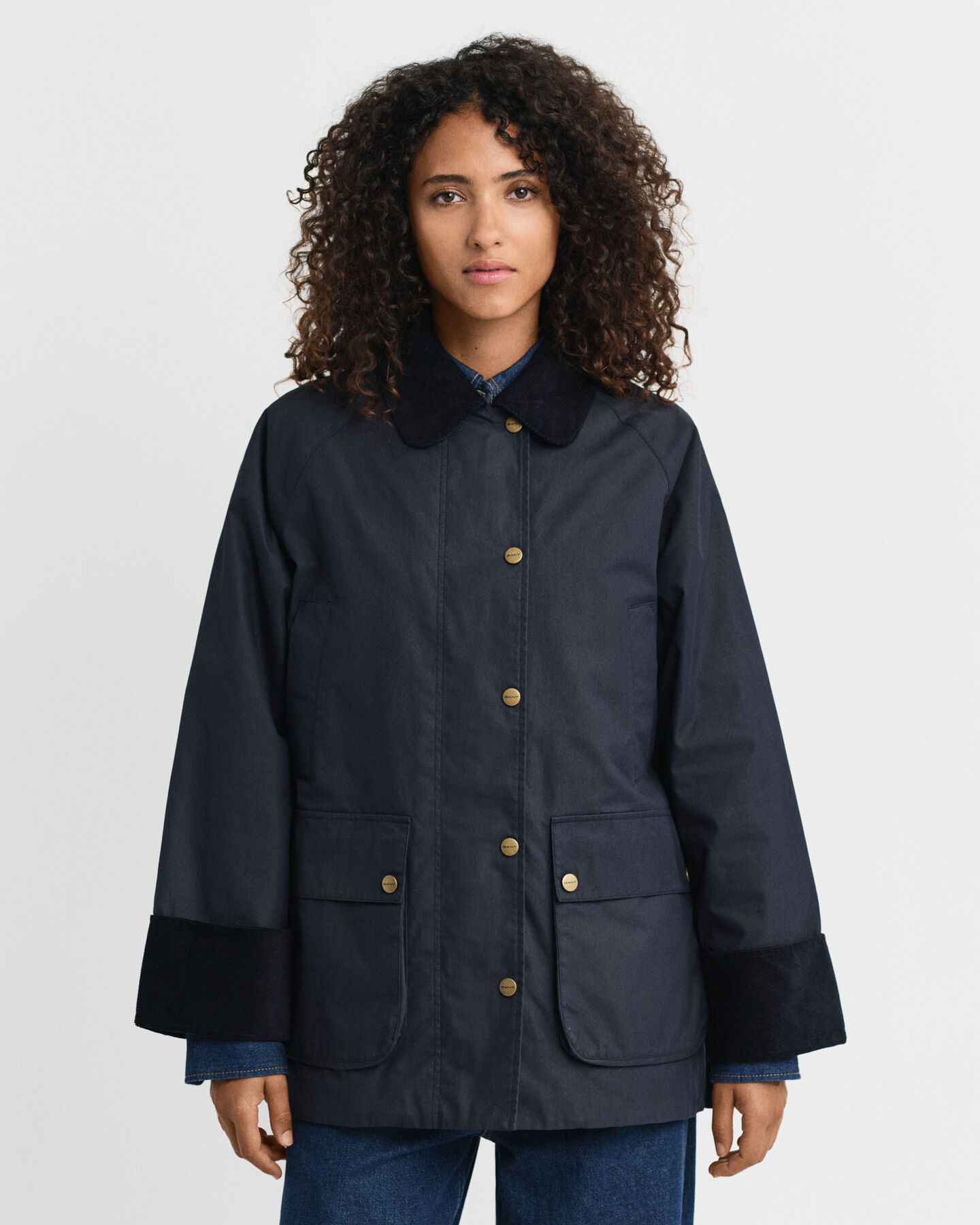Waxed Cotton Double Decker Jacke