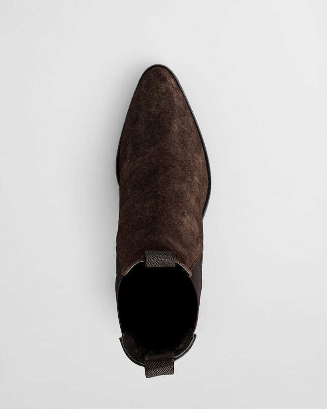 St Broomly Chelsea Boot aus Veloursleder