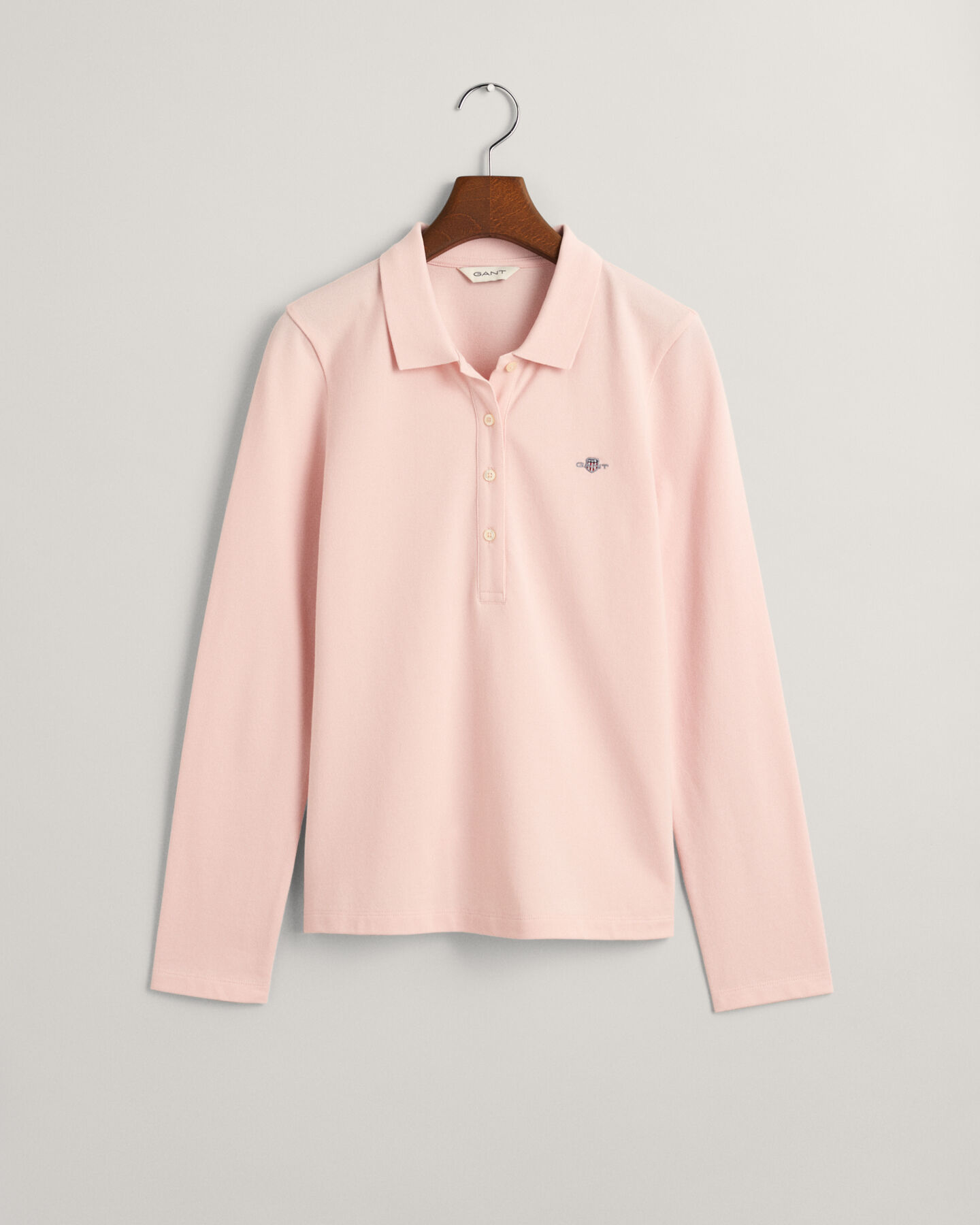 Shield Piqu&eacute; Langarm-Poloshirt