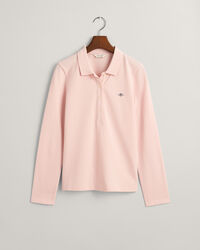 Shield Piqu&eacute; Langarm-Poloshirt