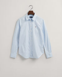 Stretch Oxford-Bluse