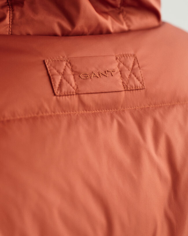 Glänzende Puffer Jacke